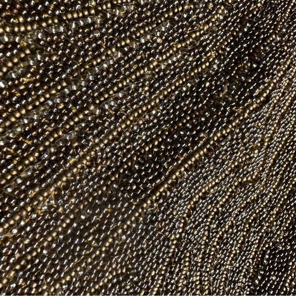 Ralph Lauren Black Label Bronze Hand Beaded Pencil Skirt - Picture 7 of 16